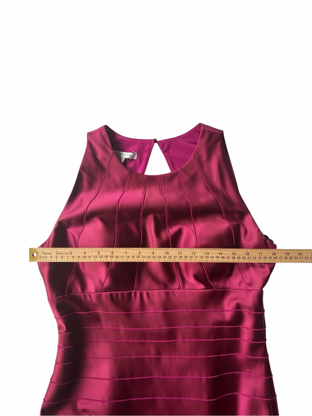 NWT- Kay Unger Magenta Mermaid Formal Gown Size-14 - Picture 7 of 10